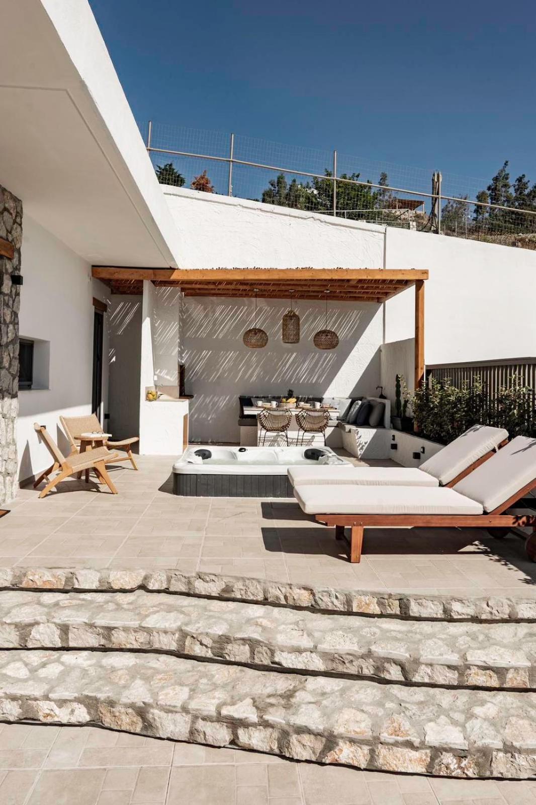 Lithos Luxury Villa Archangelos  Exterior foto