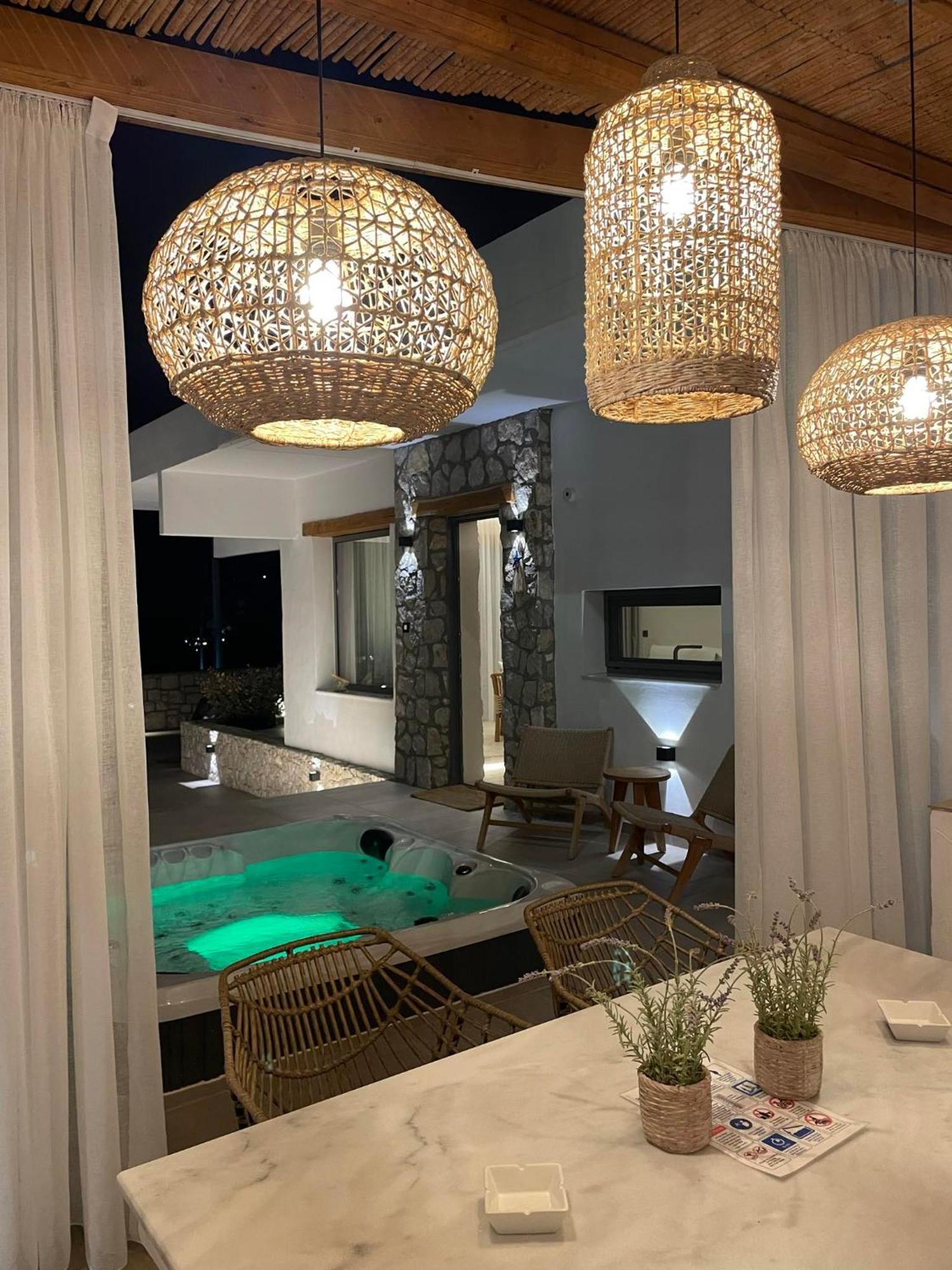 Lithos Luxury Villa Archangelos  Exterior foto